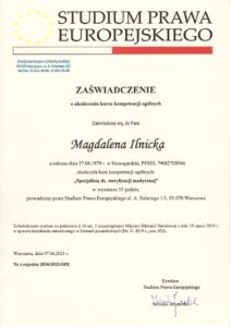 magdalena-ilnicka-dyplom-technik-sterylizacji